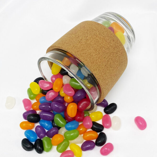 Jelly Bean In Cork Band Glass Coffee Cup - Image 15