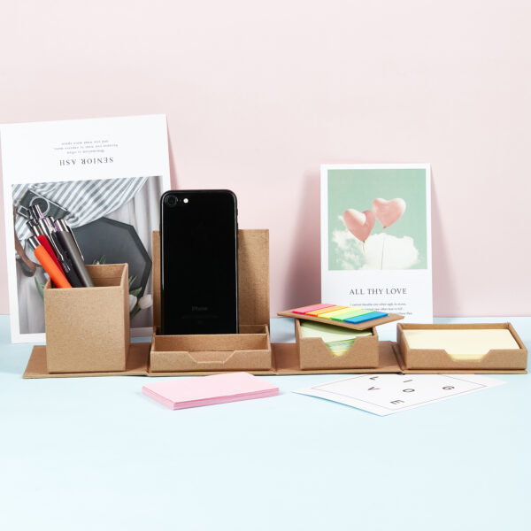 Desk Organiser Sticky Note Memo Holder - Image 6