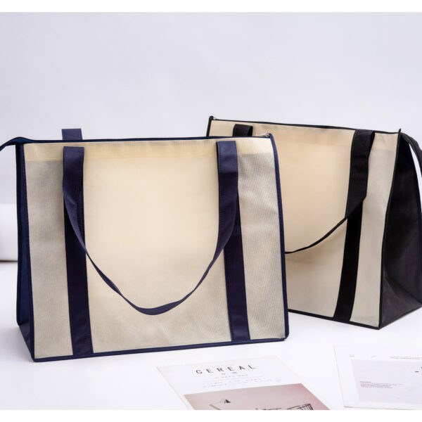 Non Woven Large Zipped Shopping Bag - Image 8