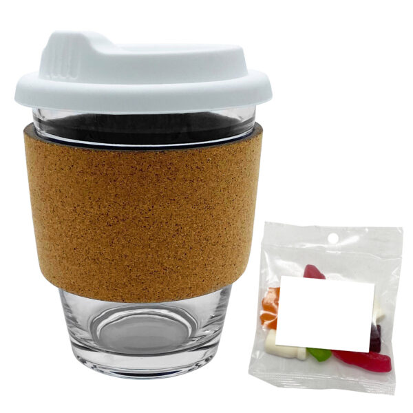 Jelly Party Mix in Cork Band Glass Coffee Cup - Image 11