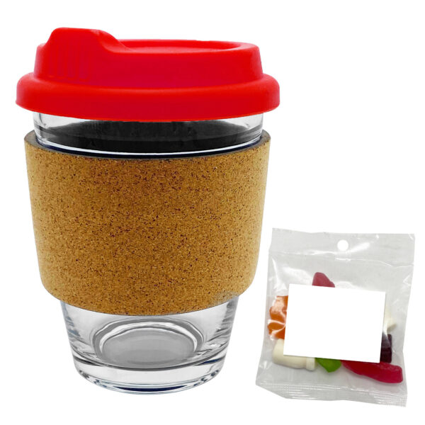 Jelly Party Mix in Cork Band Glass Coffee Cup - Image 12