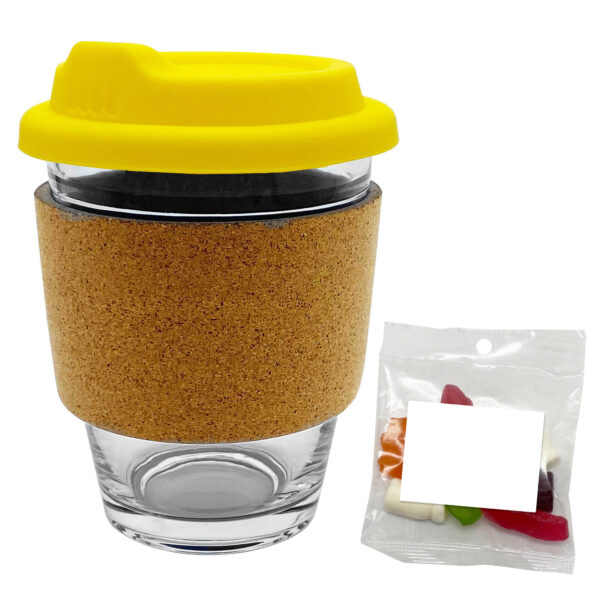 Jelly Party Mix in Cork Band Glass Coffee Cup - Image 13