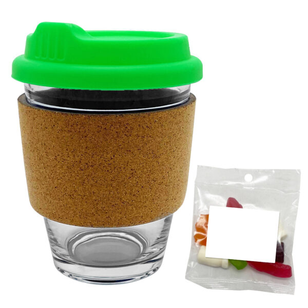 Jelly Party Mix in Cork Band Glass Coffee Cup - Image 3