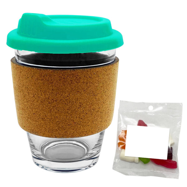 Jelly Party Mix in Cork Band Glass Coffee Cup - Image 5