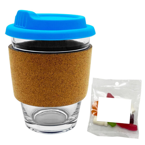Jelly Party Mix in Cork Band Glass Coffee Cup - Image 6