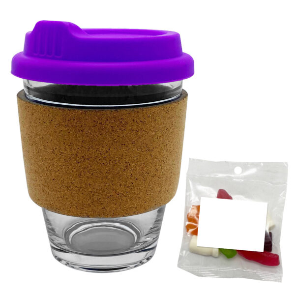 Jelly Party Mix in Cork Band Glass Coffee Cup - Image 9