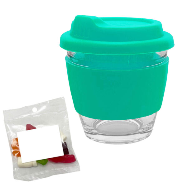 Jelly Party Mix in Venice Glass Coffee Cup - Image 3