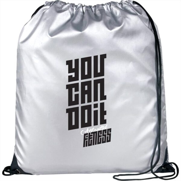 Oriole Reflective Drawstring Bag - Image 2