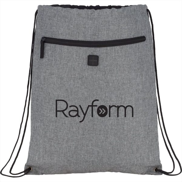 Graphite Drawstring Sportspack w/ Earbud - Image 2