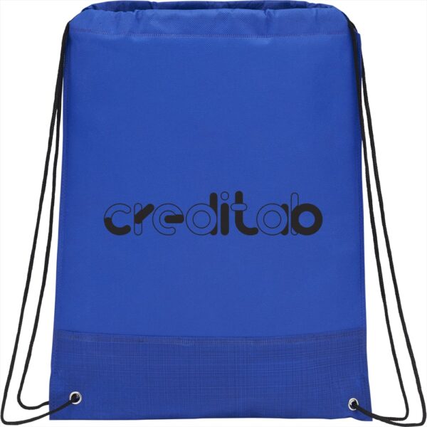 Crossweave Heat Sealed Drawstring Bag - Image 4