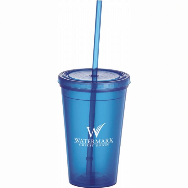 Iceberg 470ml Tumbler with Straw - Image 4