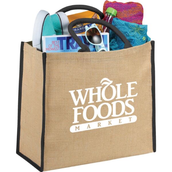 Large Jute Tote 29L - Image 5