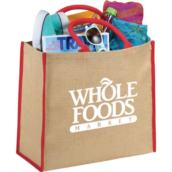 Large Jute Tote 29L - Image 16