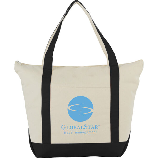 Zippered Cotton Tote 37L - Image 2