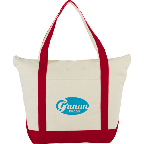 Zippered Cotton Tote 37L - Image 10