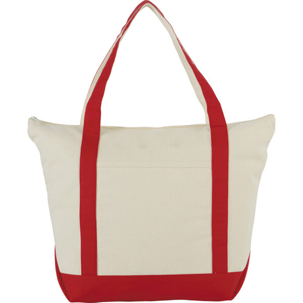 Zippered Cotton Tote 37L - Image 5
