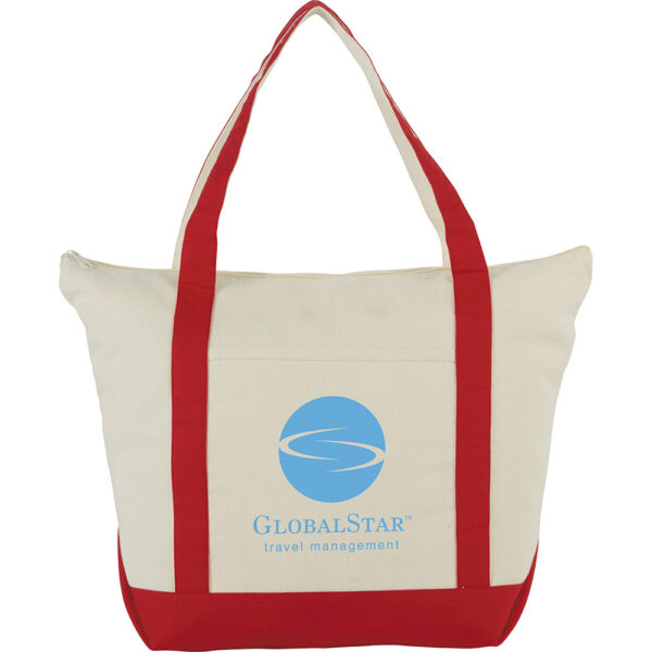 Zippered Cotton Tote 37L - Image 6