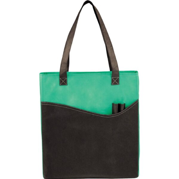 Rivers Pocket Non-Woven Convention Tote - Image 3