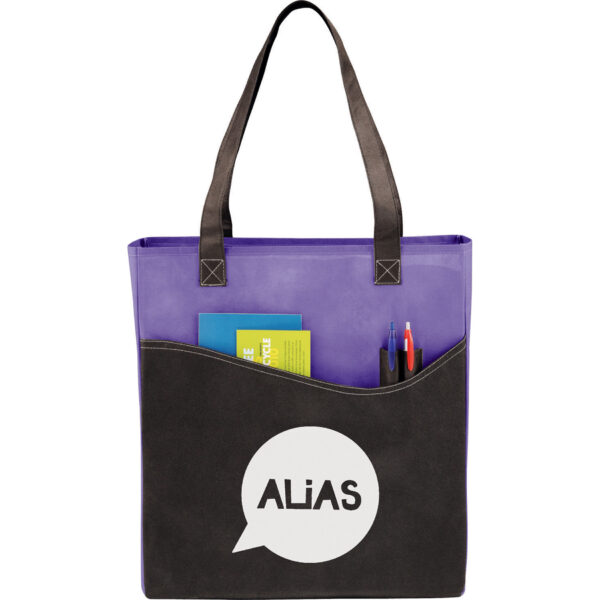 Rivers Pocket Non-Woven Convention Tote - Image 15