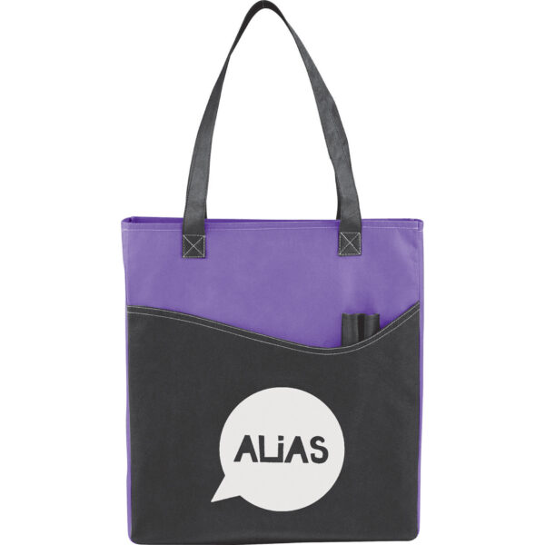 Rivers Pocket Non-Woven Convention Tote - Image 21