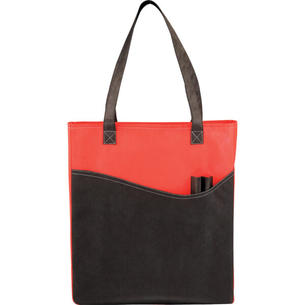 Rivers Pocket Non-Woven Convention Tote - Image 9