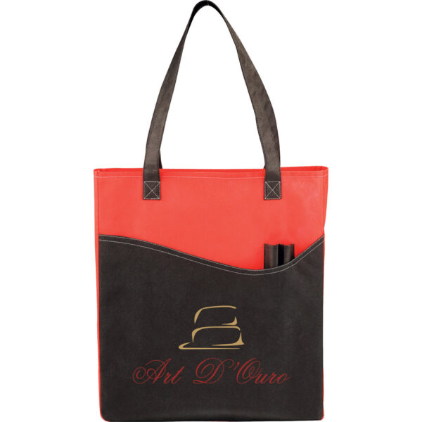 Rivers Pocket Non-Woven Convention Tote - Image 12