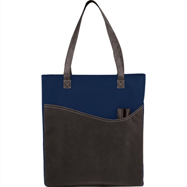 Rivers Pocket Non-Woven Convention Tote - Image 5