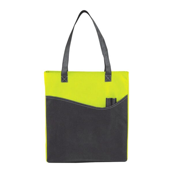 Rivers Pocket Non-Woven Convention Tote - Image 6