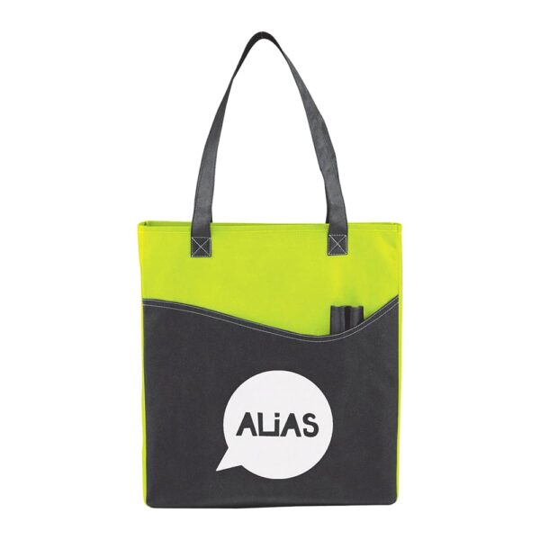 Rivers Pocket Non-Woven Convention Tote - Image 23