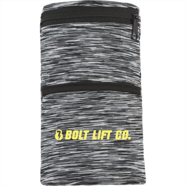 Cooling Heathered Wrist Band with Pocket - Image 3