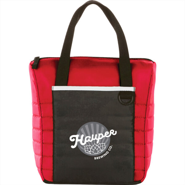 Quilted 12-Can Lunch Cooler 10L - Image 4