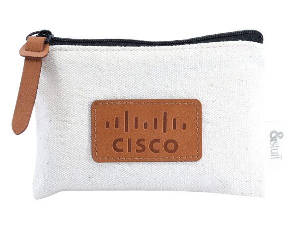 Calico Card & Key Pouch 8.5cm x 13cm - Image 3