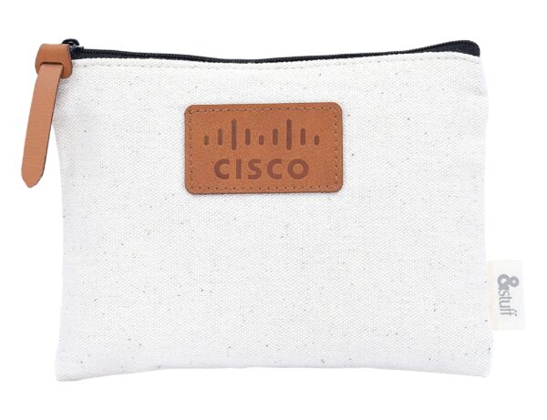 Calico Earphone Pouch 12.5cm x 17cm - Image 3