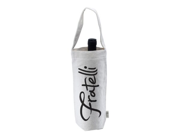 Calico Wine Bag 30cm x 16cm x 9cm - Image 2