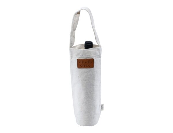 Calico Wine Bag 30cm x 16cm x 9cm - Image 3