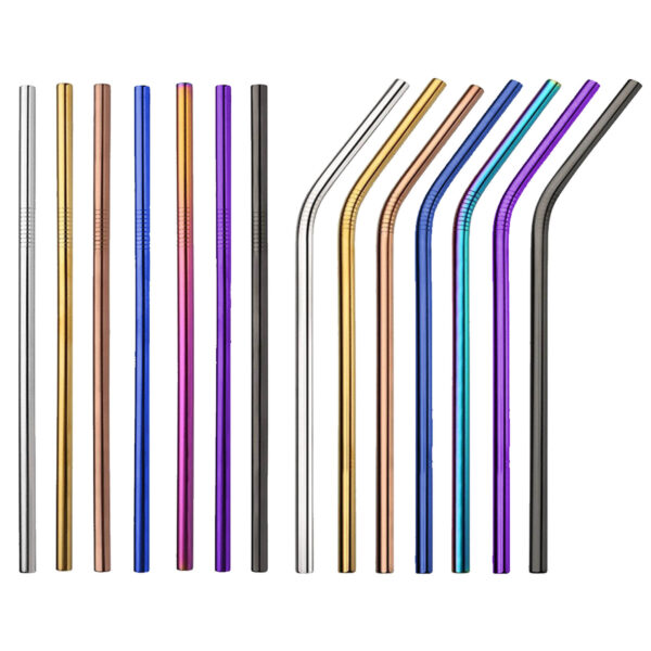 Stainless Steel Straw 8mm x 215mm - Image 2