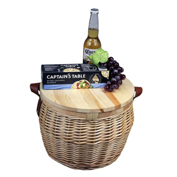 Portofino Trekk Wicker Cooler Basket 25L - Image 3