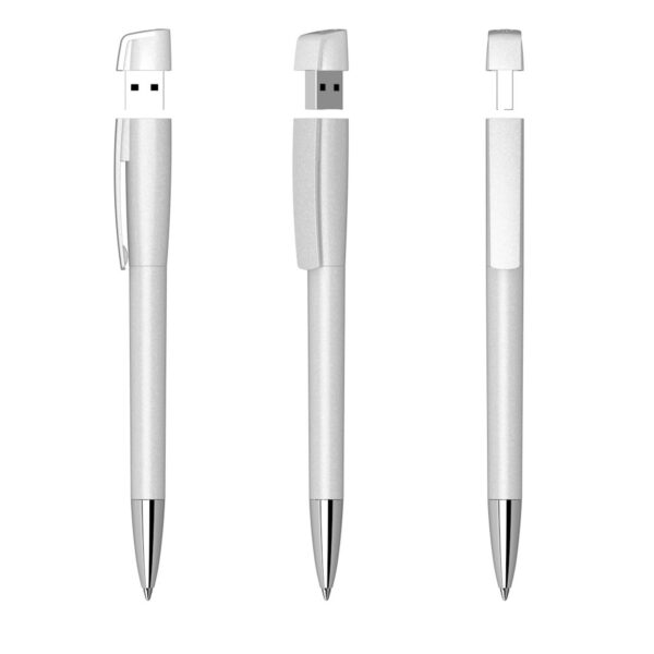 USB Pen 16GB Metallic Silver - Image 2