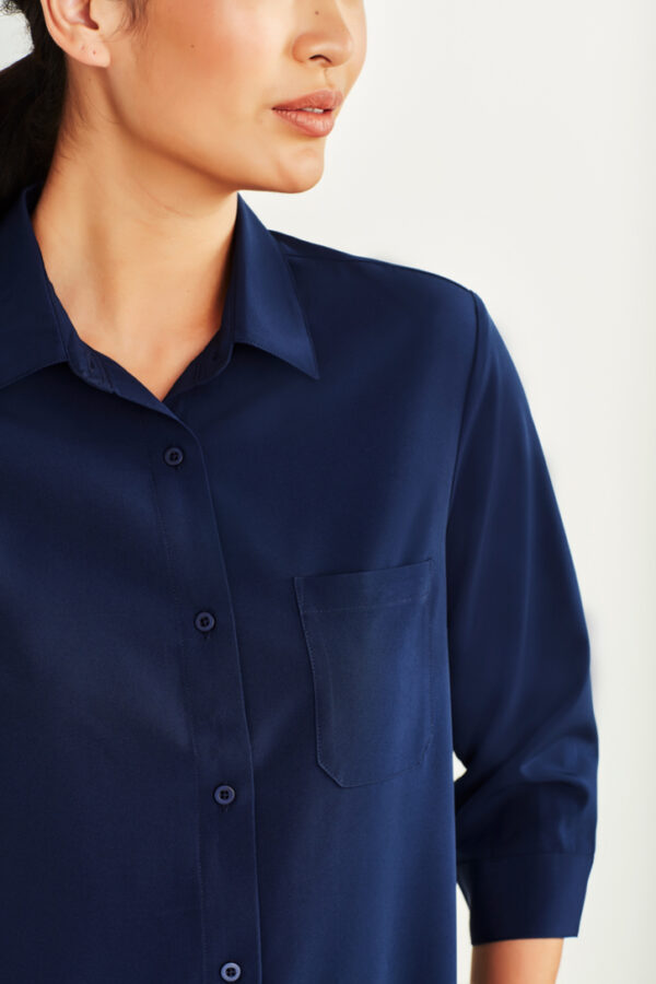 Womens Florence Plain 3/4 Sleeve Shirt - Image 23