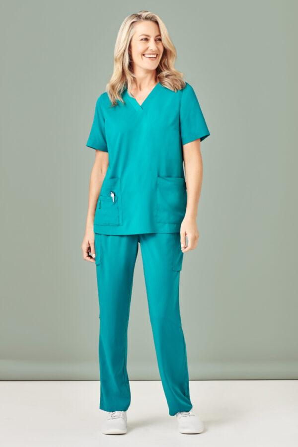 Womens Avery V-Neck Scrub Top - Image 5