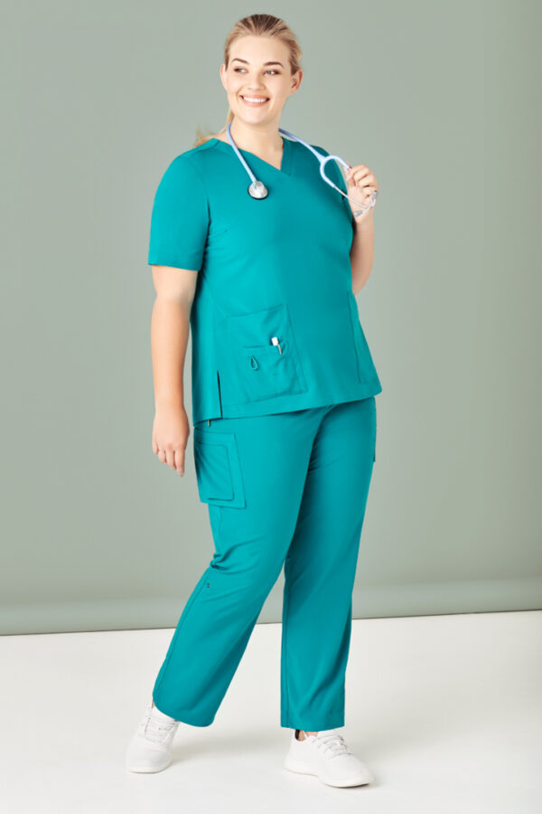 Womens Avery V-Neck Scrub Top - Image 9