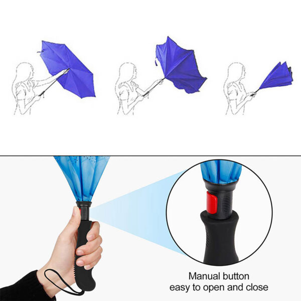 Sky Inverted Umbrella - Image 6