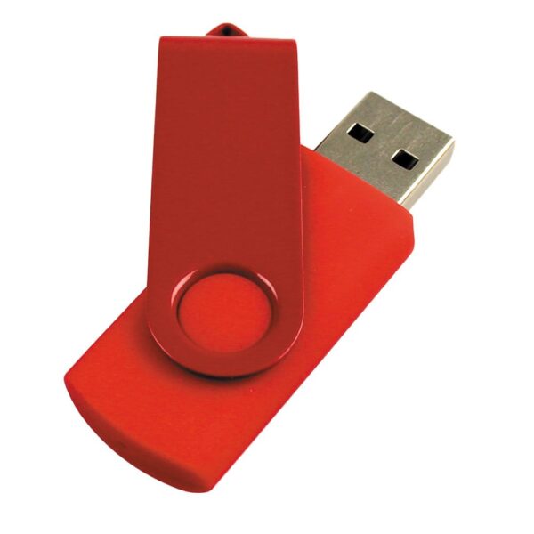 Rotate USB Lacquered Clip - 4GB - Image 3