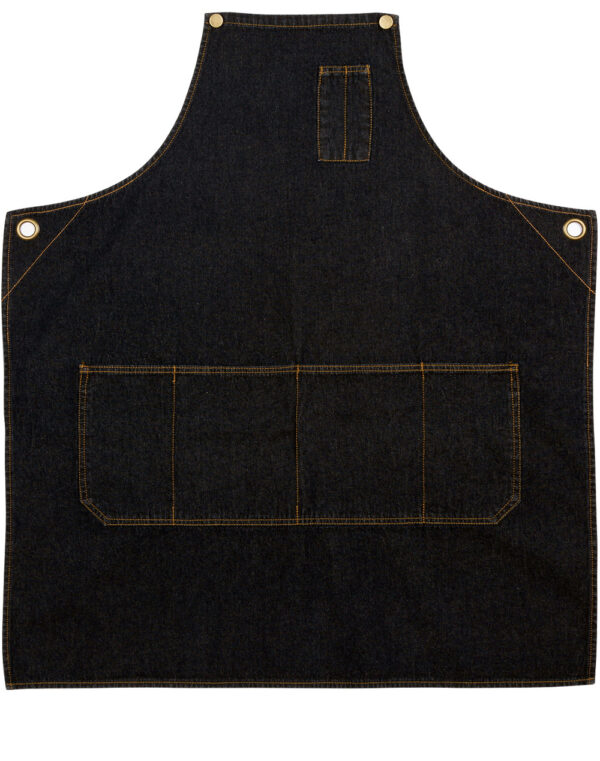 East Village Denim Bib Apron - Image 3