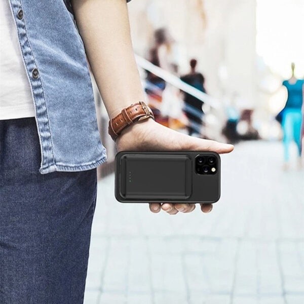 Denver Magnetic Wireless Power Bank - 5000 mAh