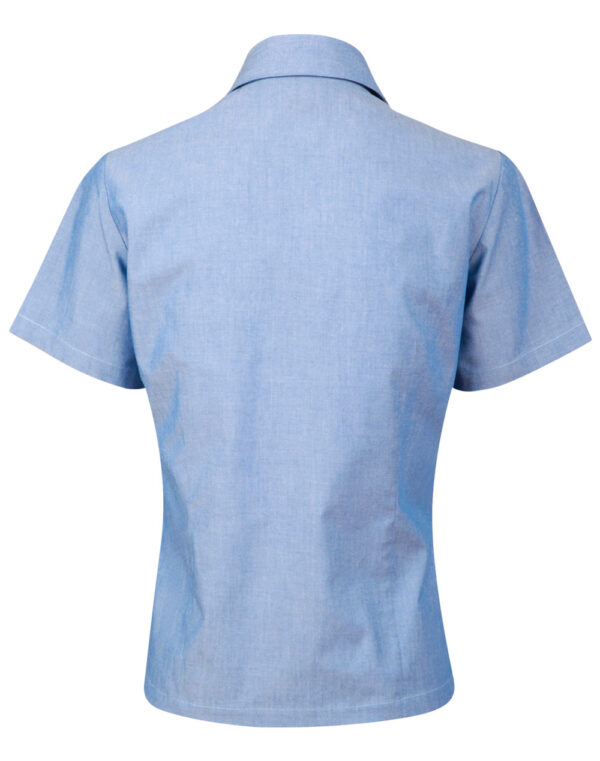Ladies Chambray Short Sleeve - Image 2