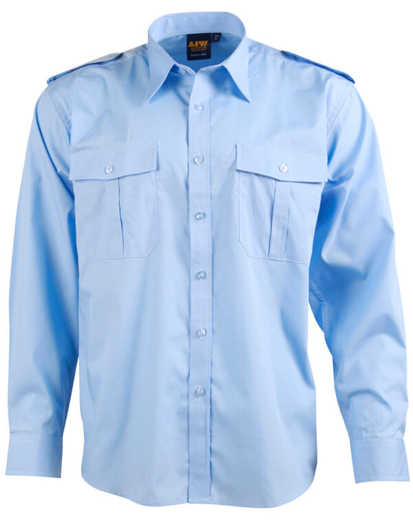 Epaulette Long Sleeve Unisex - Image 3