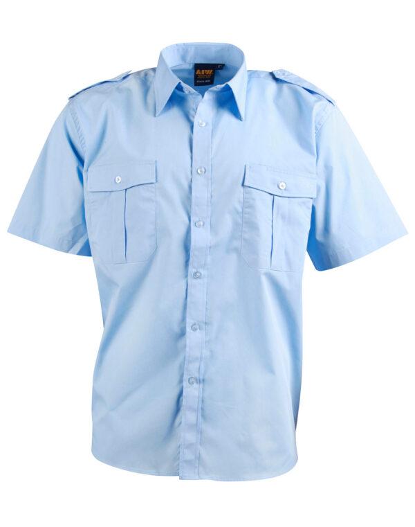 Epaulette Short Sleeve Unisex - Image 3