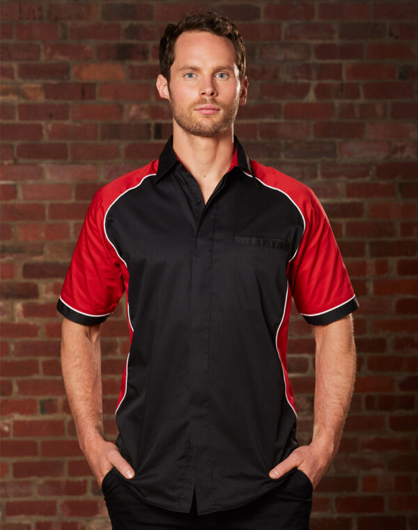 Men's Arena Tri Colour Contrast Shirt