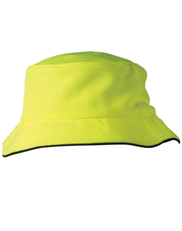 Pique Mesh With Sandwich Bucket Hat - Image 5